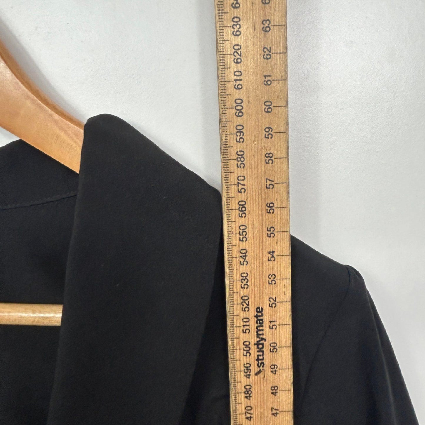 City Chic Womens Black Blazer Jacket Top Size 14 XS Plus Lace Lightweight