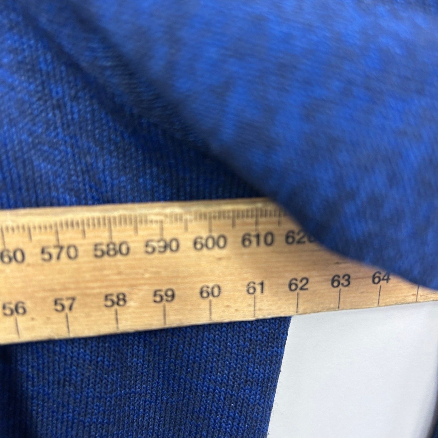 Belle Curve Blue Viscose Open Waterfall Knit Cardigan Top Size 24