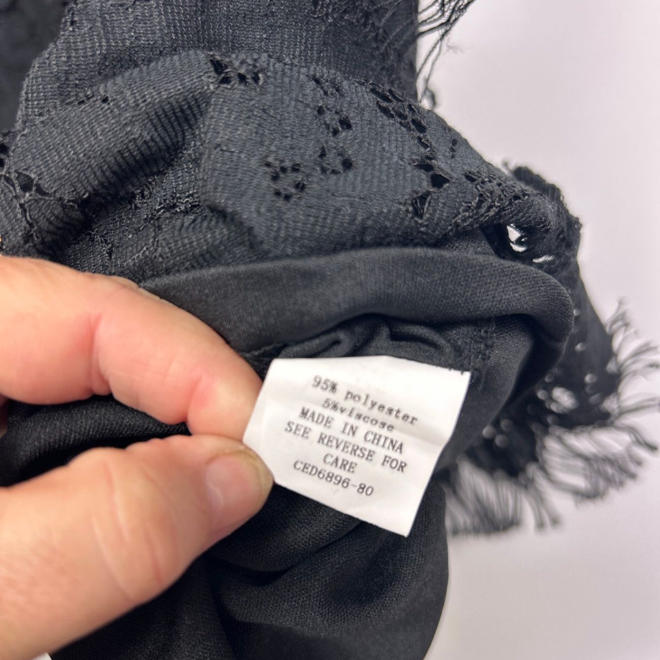 New YOU + ALL Black Lace Overlay Short Sleeve Cocktail Dress Size 22