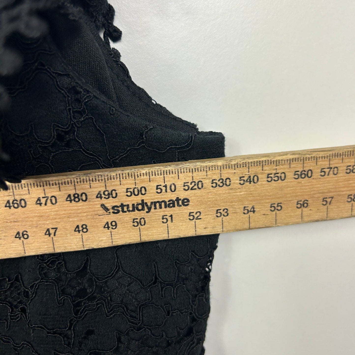 New YOU + ALL Black Lace Overlay Short Sleeve Cocktail Dress Size 22