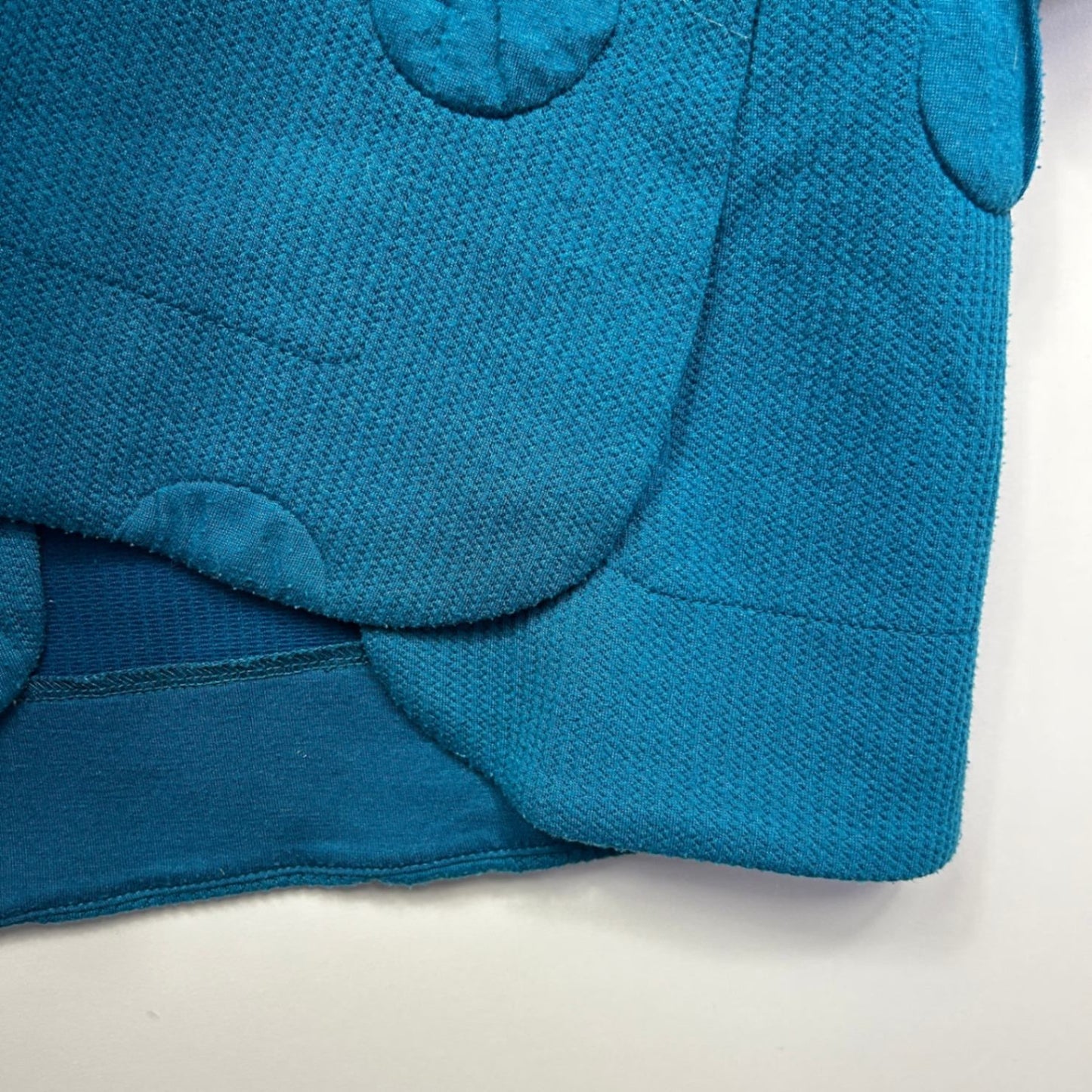 Virtuelle Teal Cotton Blend Crew Neck Jumper Size 16 Plus Long Sleeve