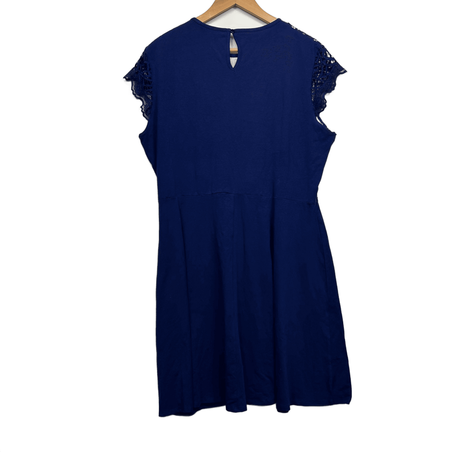 New Dorothy Perkins Lace Overlay Short Sleeve Fit & Flare Cocktail Dress Size 20