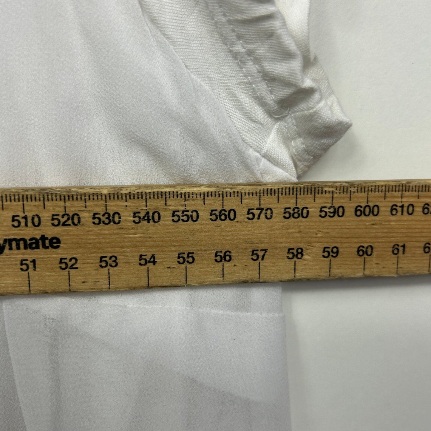 New Taking Shape White Tunic Top Short Sleeve Size 16 Plus Small