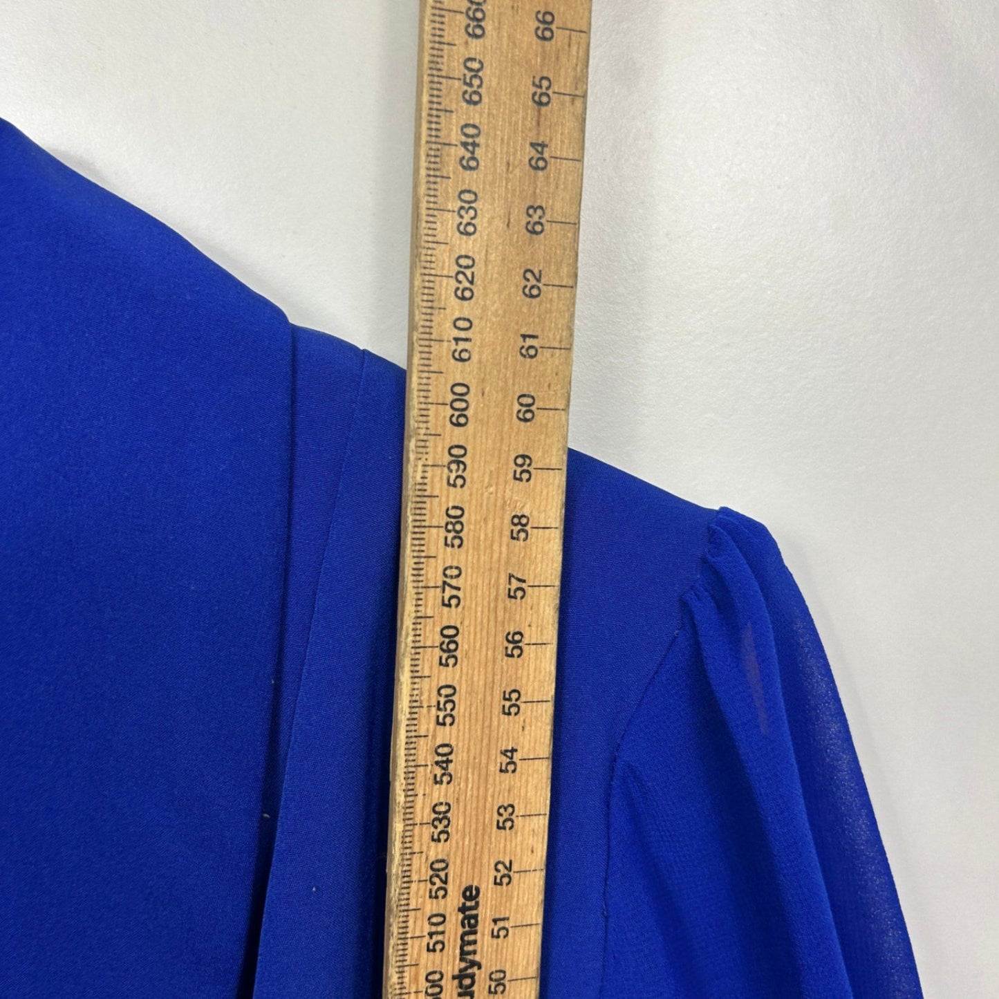 City Chic Blue Blazer Jacket Top Size 14 Plus XS