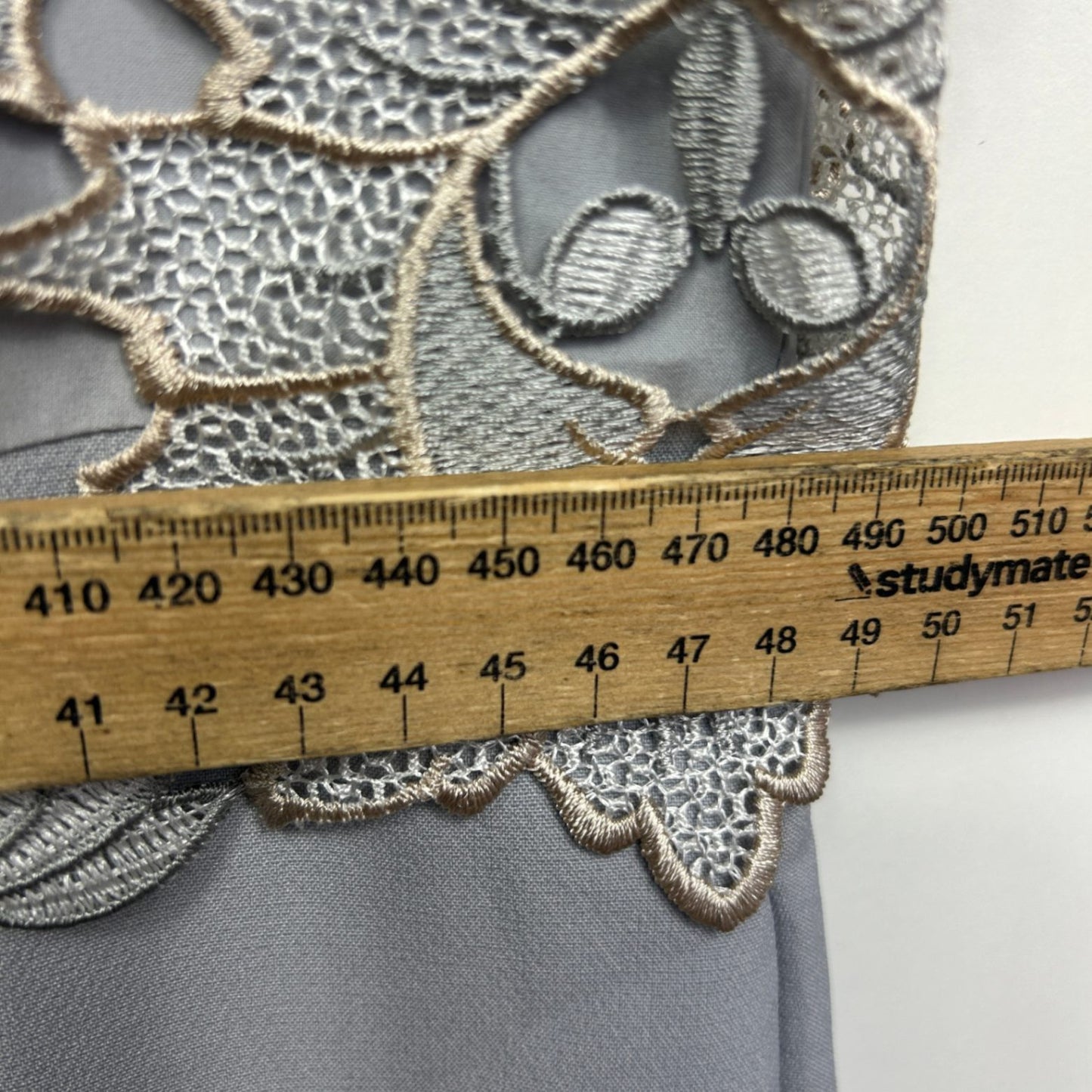 Liz Jordan Cocktail Dress Size 14 Embroidered Lace Overlay Mother of the Bride