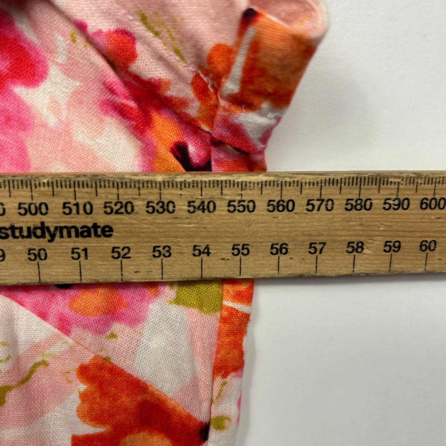 Suzanne Grae Linen Blend Dress Size 18 Multicoloured Floral Short Sleeve