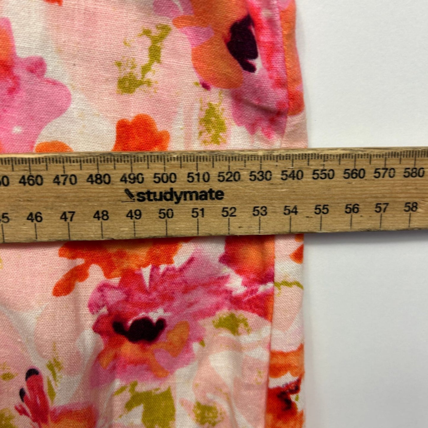 Suzanne Grae Linen Blend Dress Size 18 Multicoloured Floral Short Sleeve