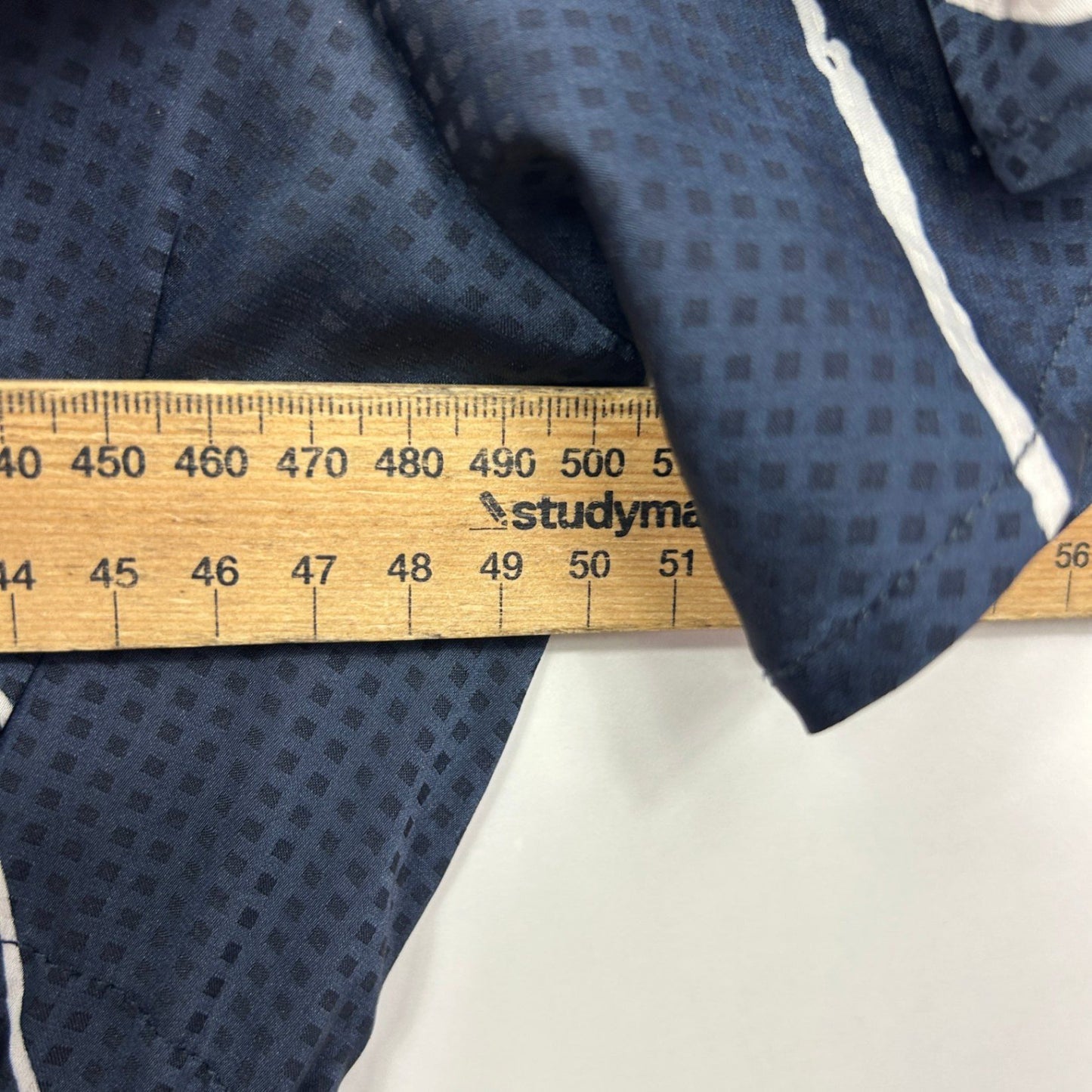 Motto Fashios Navy White Short Sleeve Midi Length Pockets Dress Size 14