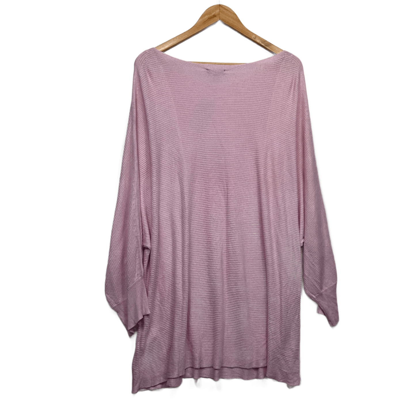 New Autograph Pink Knit Top Jumper Size XXL 22 24 Long Sleeve Viscose