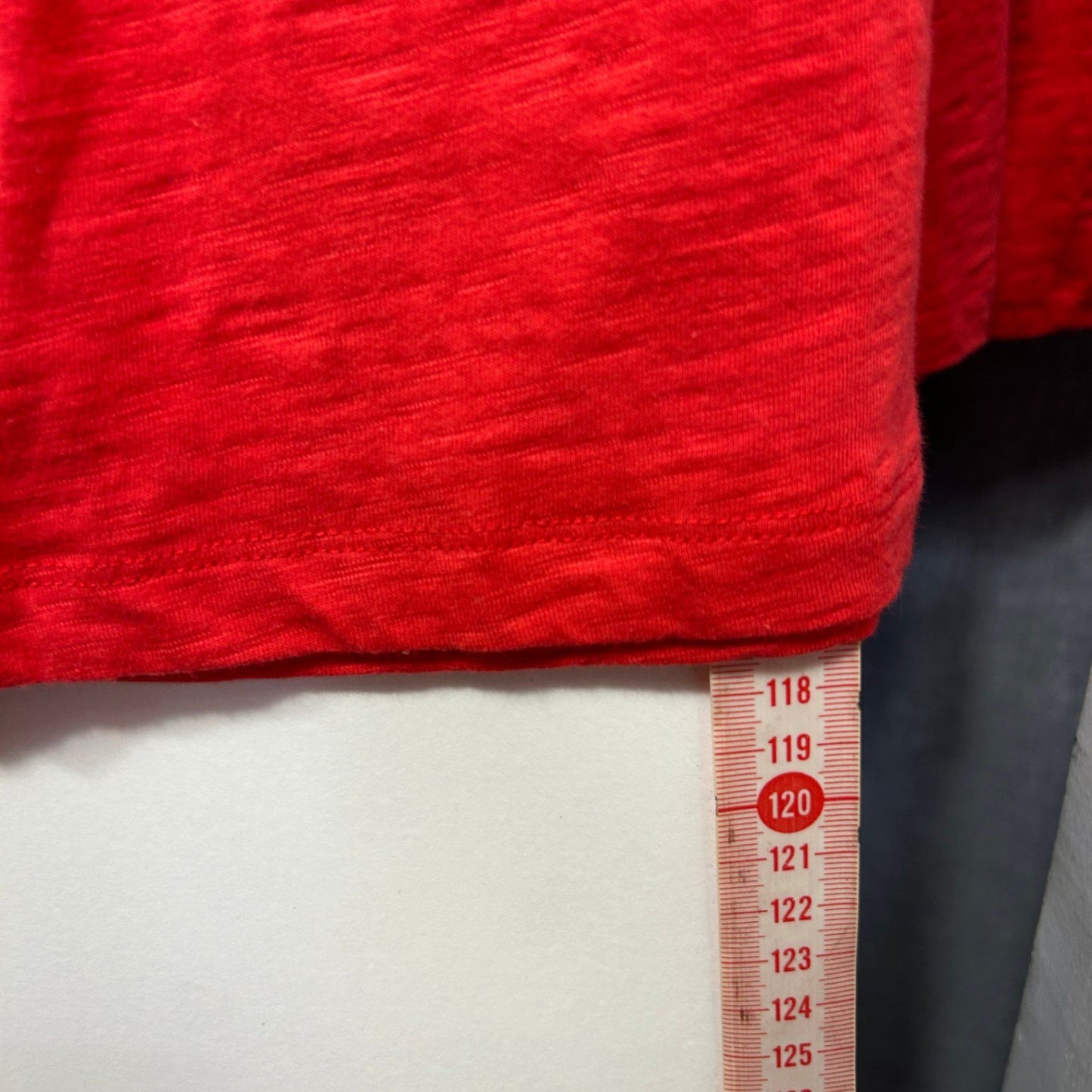 Elm Red Short Sleeve 100% Cotton Maxi Dress Size 14