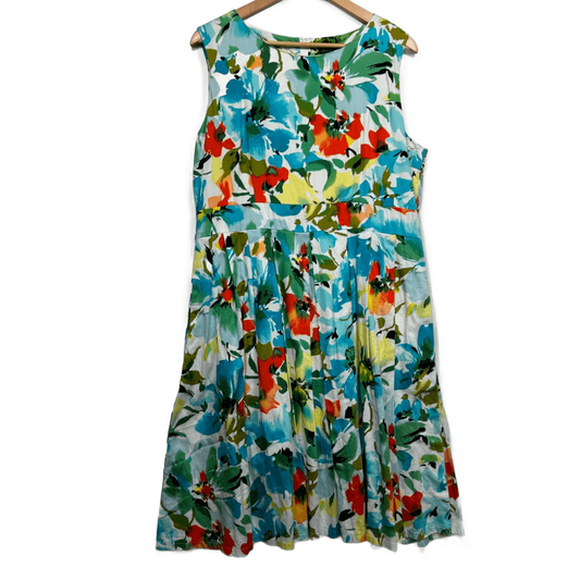 Timeless by Vanessa Tong Fit & Flare Floral Dress Size 18