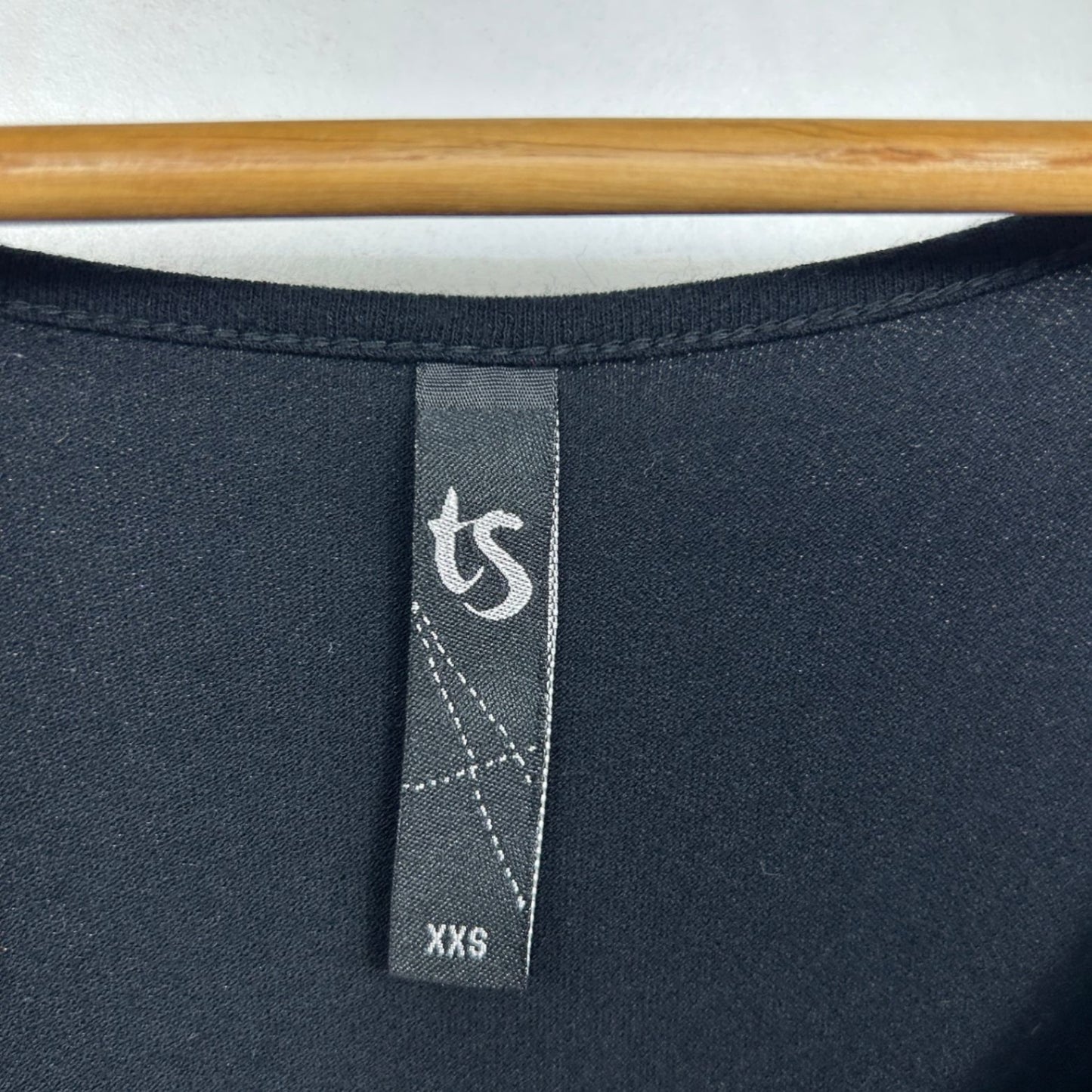 Taking Shape Black Maxi Dress Asymmetric Hem Size 12 14 XXS Plus Viscose Blend