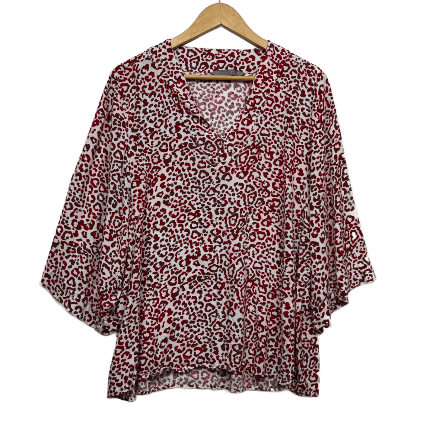Katies 3/4 Sleeve Top Blouse Size 16 Multicoloured Viscose