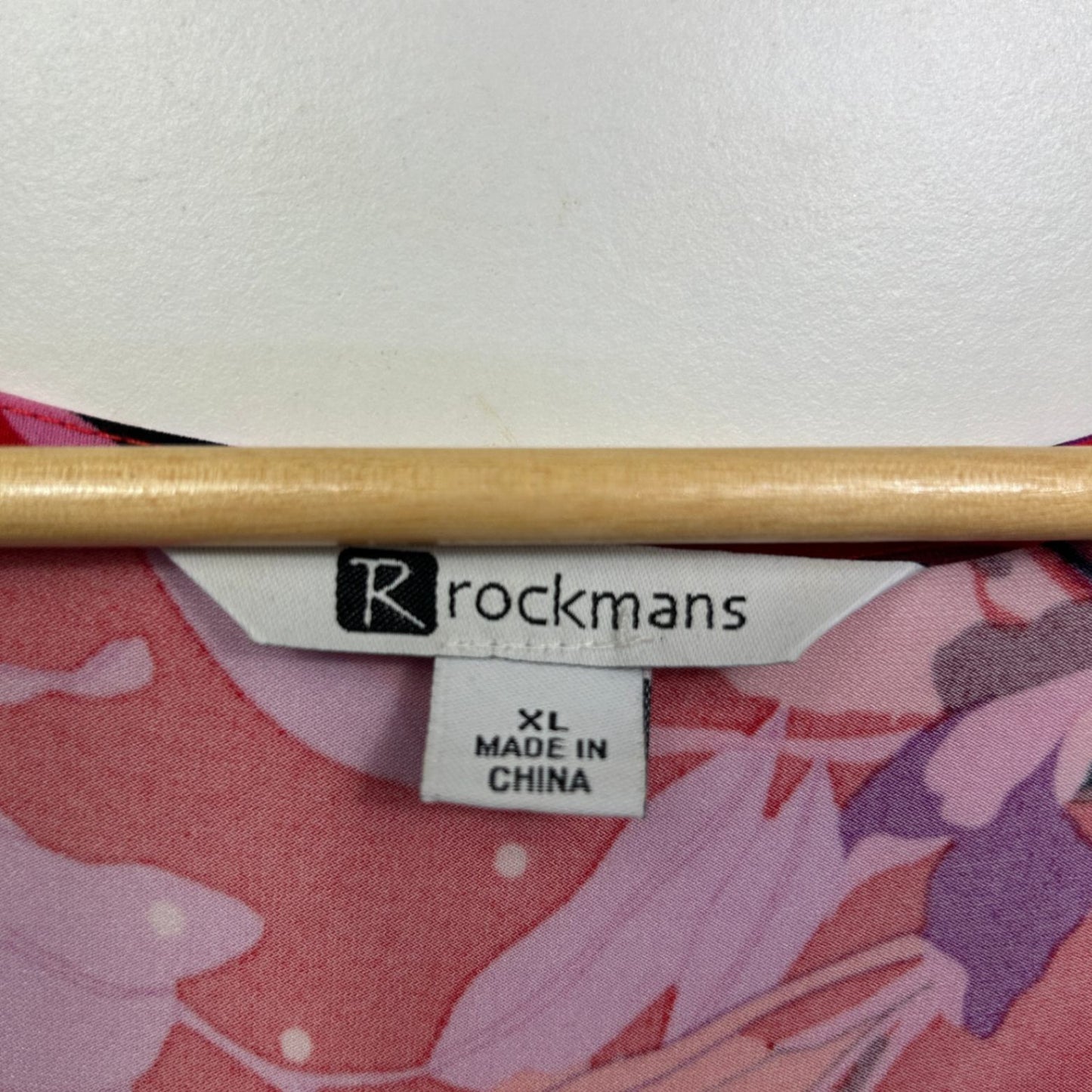 Rockmans Floral Top Bell Sleeve Size XL 16 Multicoloured