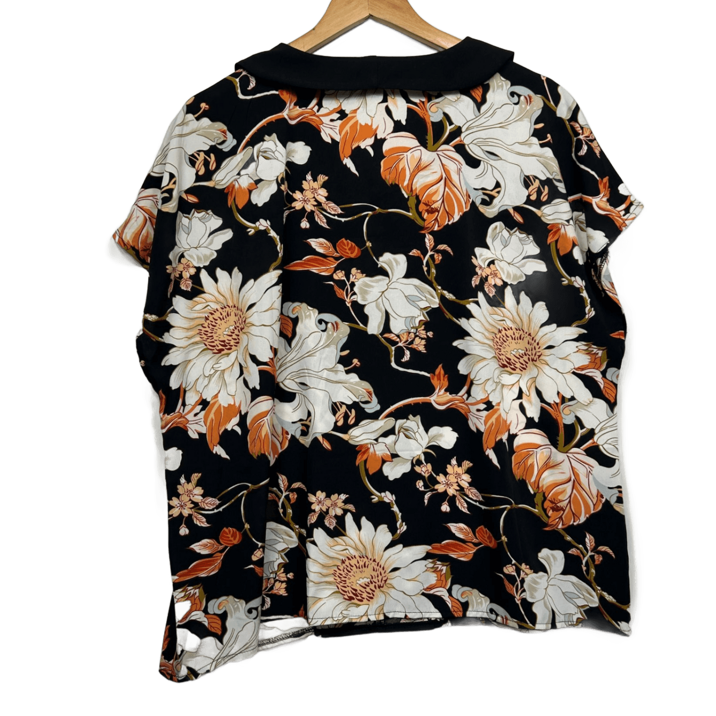 SHEIN Floral Top Size 16 18 Short Sleeve