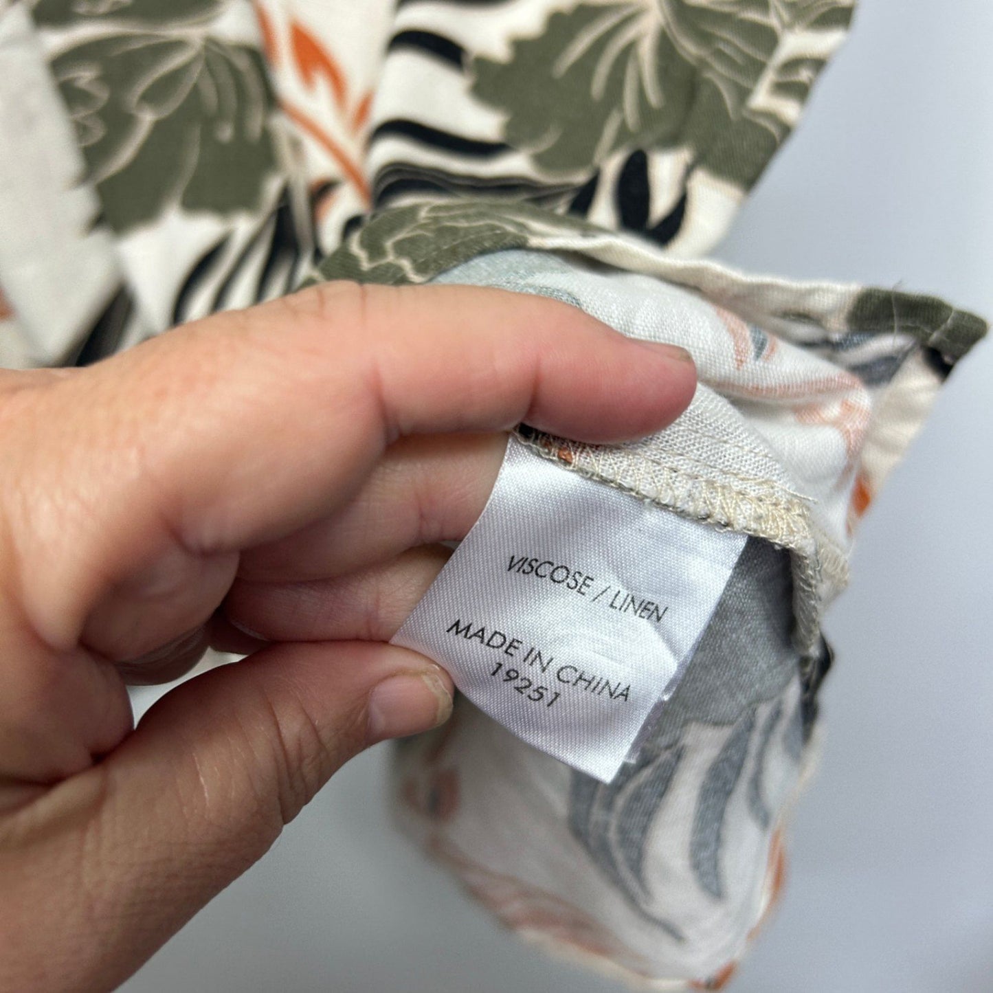 Suzanne Grae Linen Floral Dress Size 18 20 Multicoloured