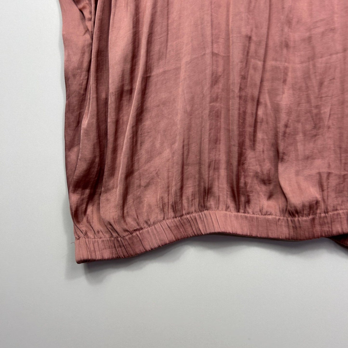 Preview Dusty Pink Top Blouse Size 18 Short Sleeve