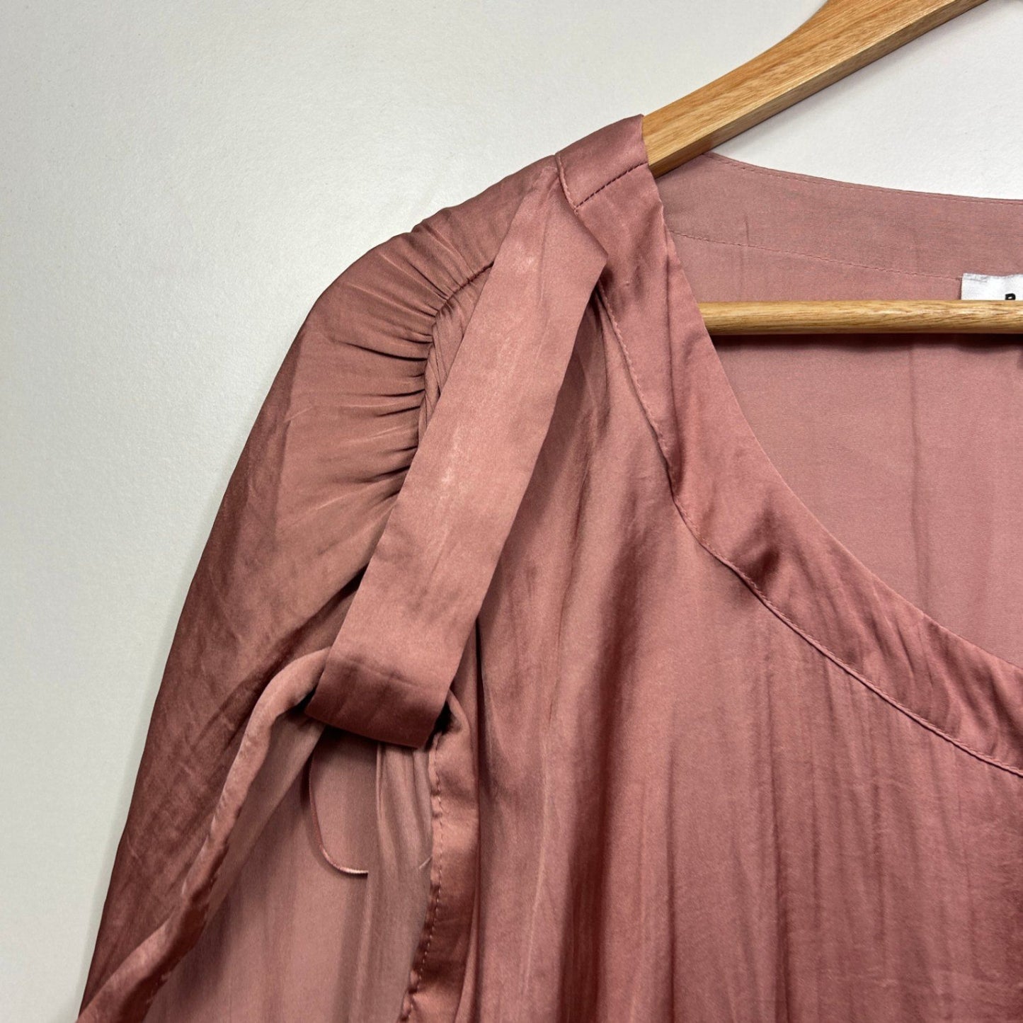 Preview Dusty Pink Top Blouse Size 18 Short Sleeve