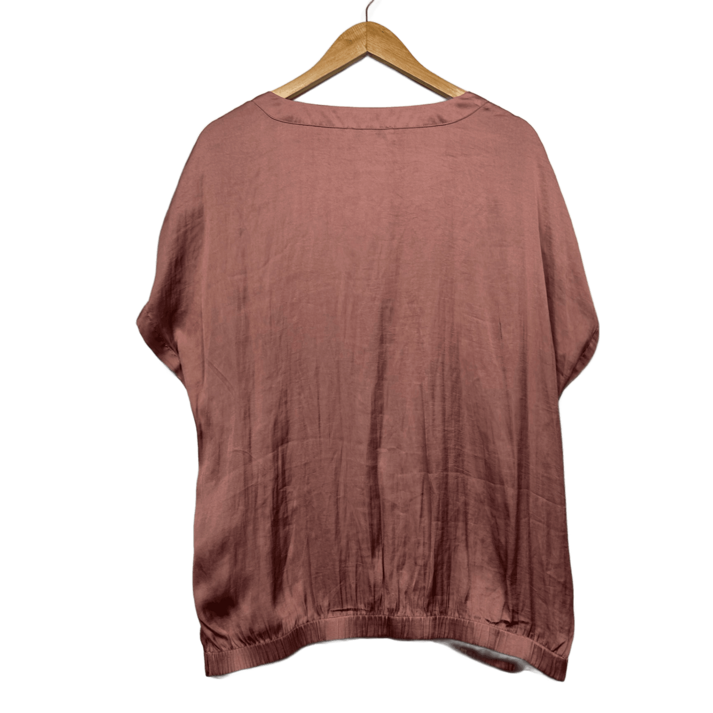 Preview Dusty Pink Top Blouse Size 18 Short Sleeve