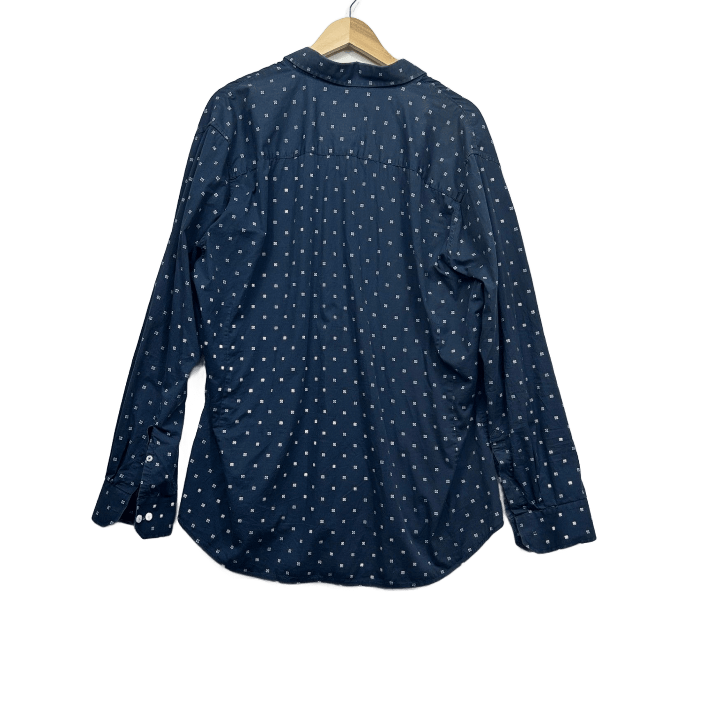 Johnny Bigg Long Sleeve Shirt Size 3XL Blue Cotton Blend