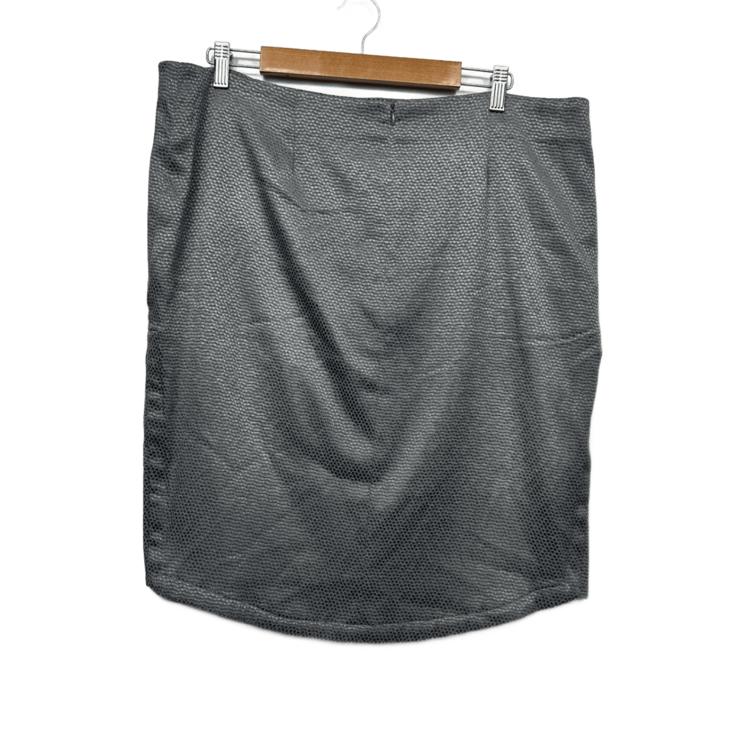 Target Pencil Skirt Size 18 Grey Knee Length Cotton Blend