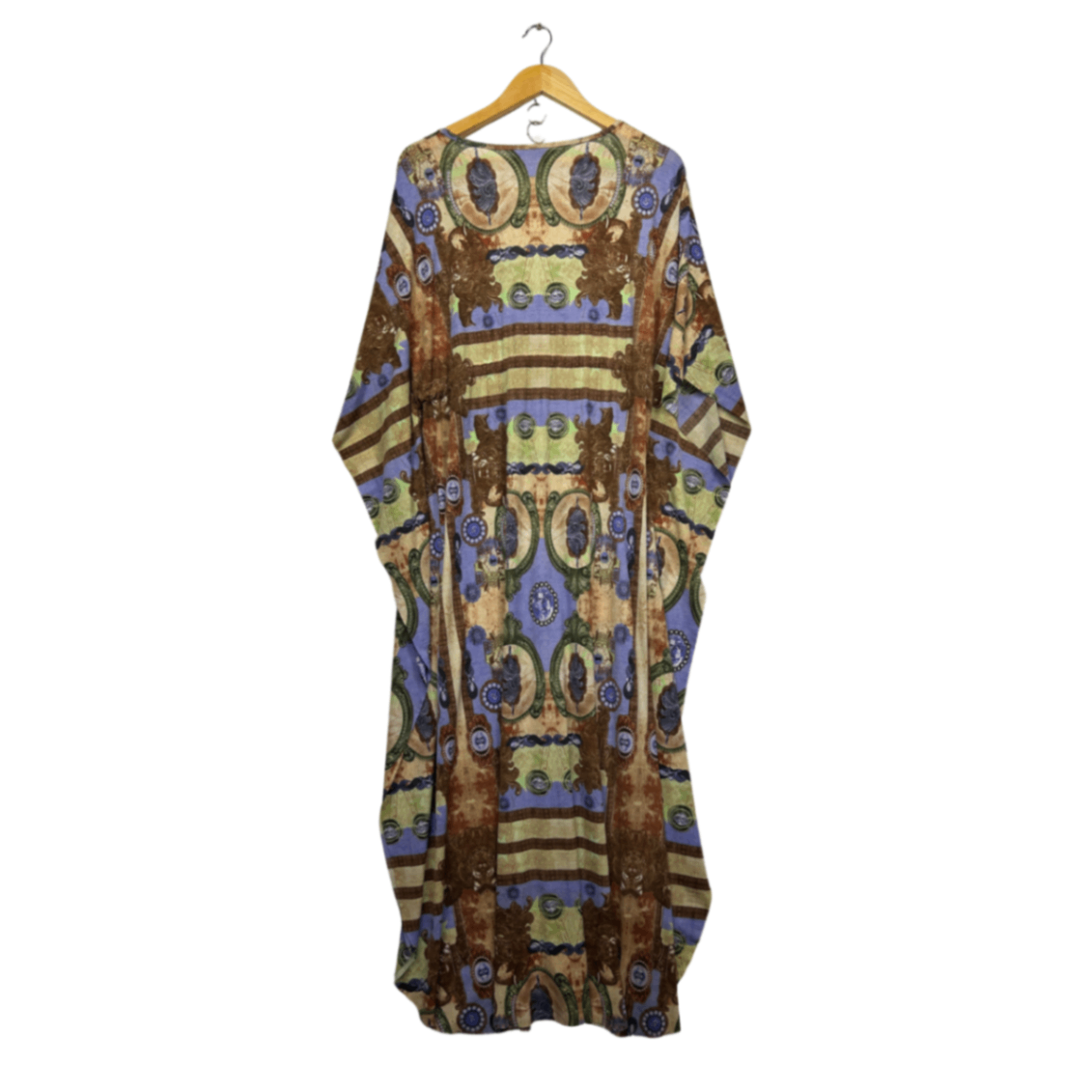 Charlie Brown Kaftan Dress Size 14 Multicoloured Long Length