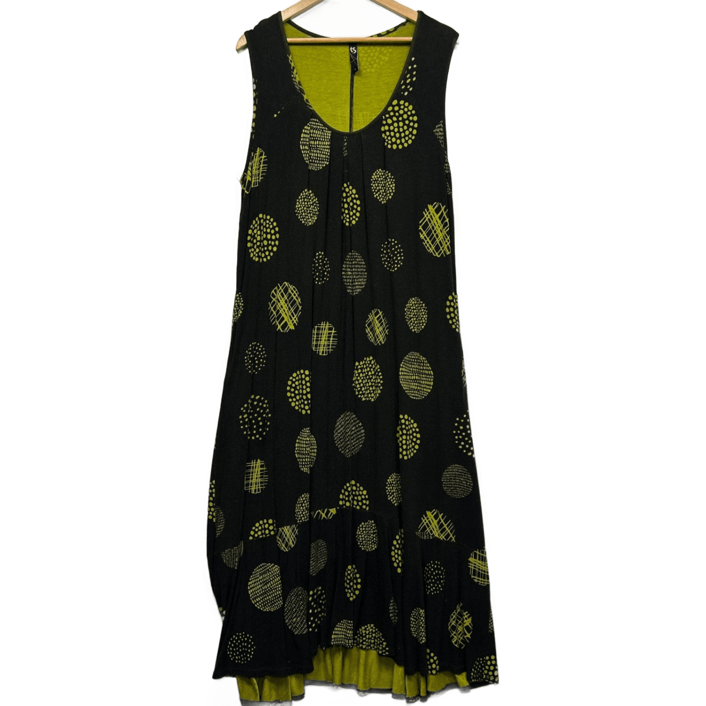 Taking Shape Maxi Dress Size 16 Plus Small Sleeveless Bamboo