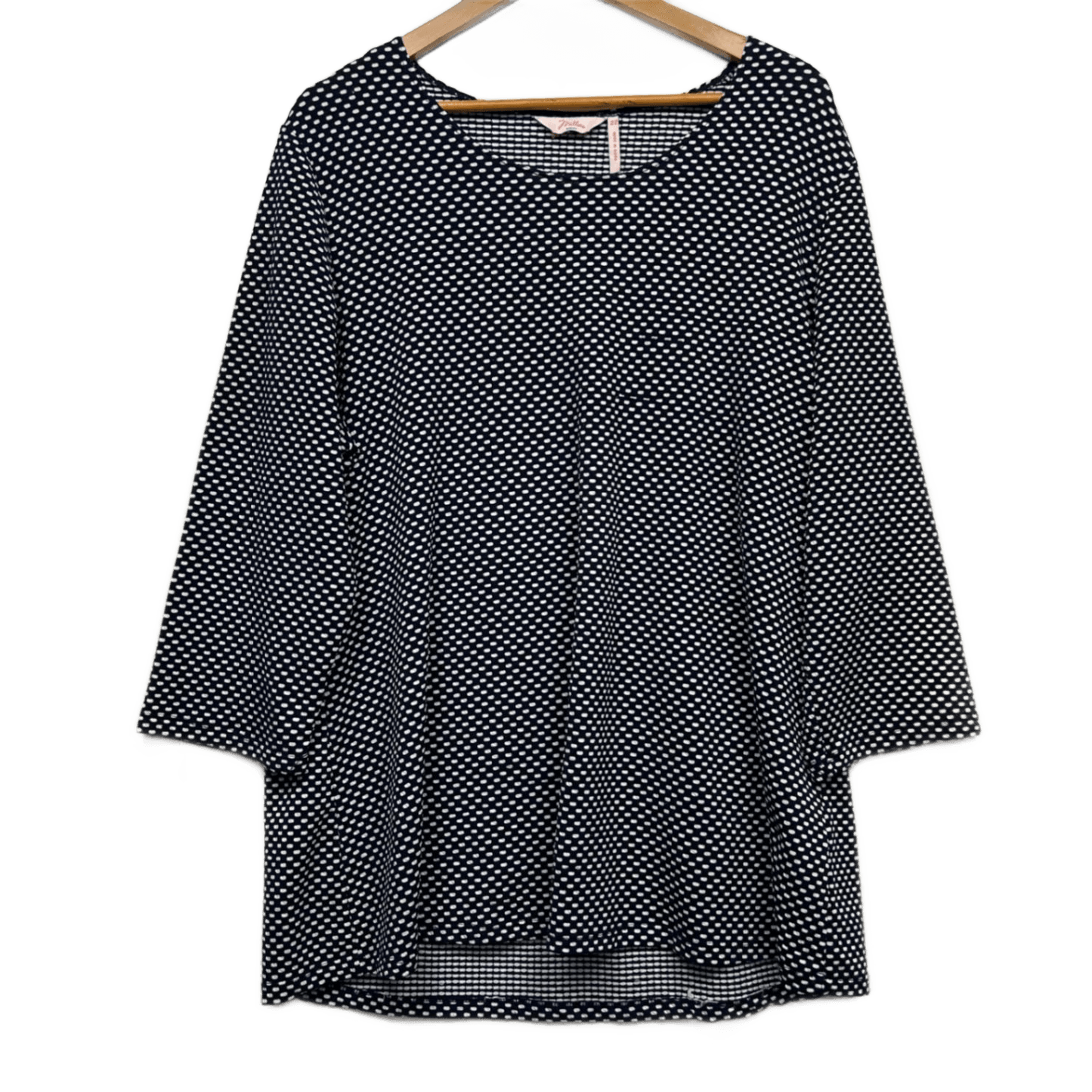 Millers Black White Long Sleeve Tunic Top Size 22 Plus