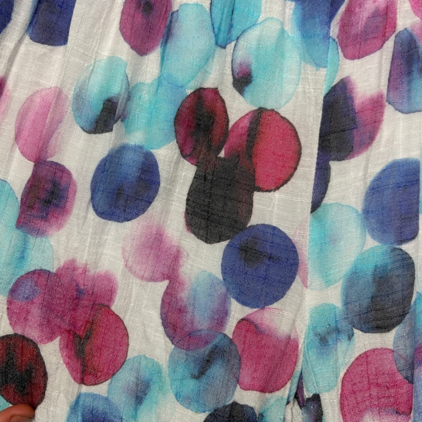 Virtuelle Wide Leg Pants Size 18 Multicoloured Layered Polka Dots