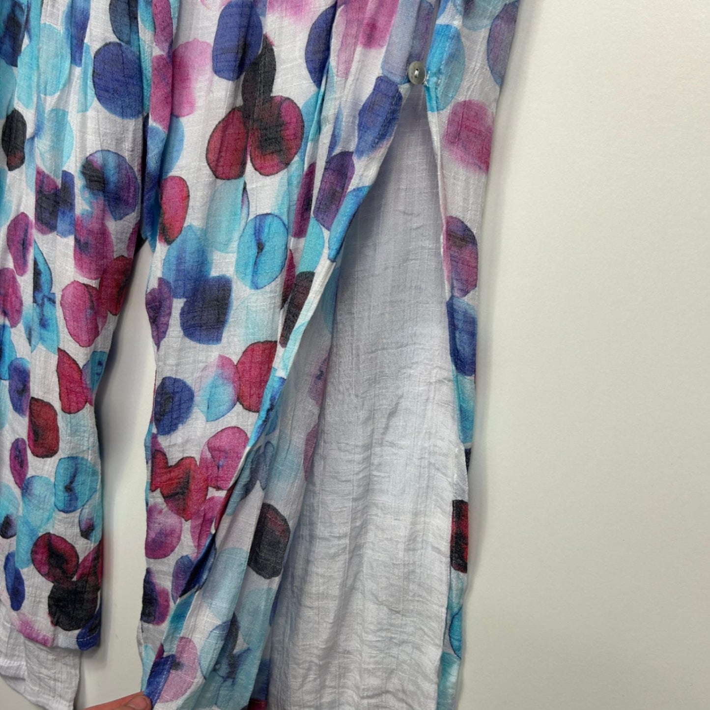 Virtuelle Wide Leg Pants Size 18 Multicoloured Layered Polka Dots