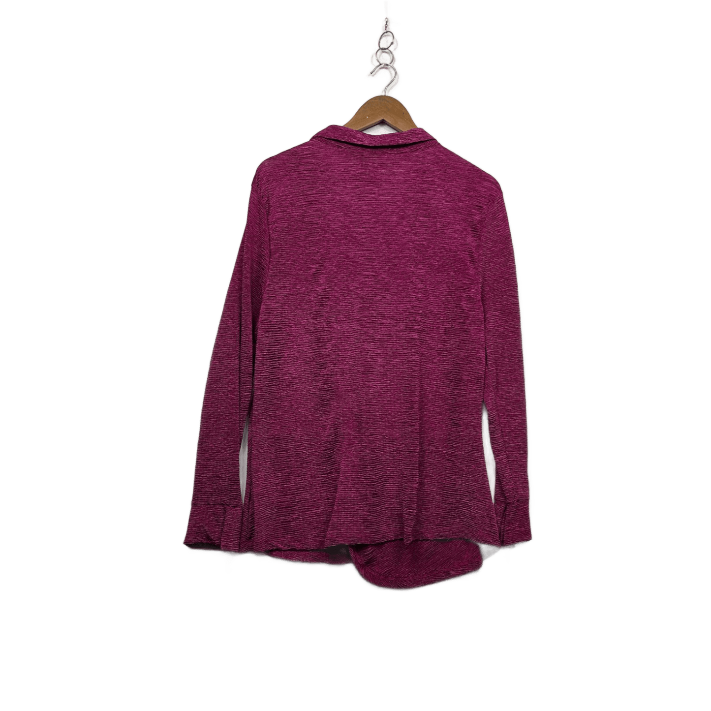 Katies Top Size XL Pink Long Sleeve Twist Front