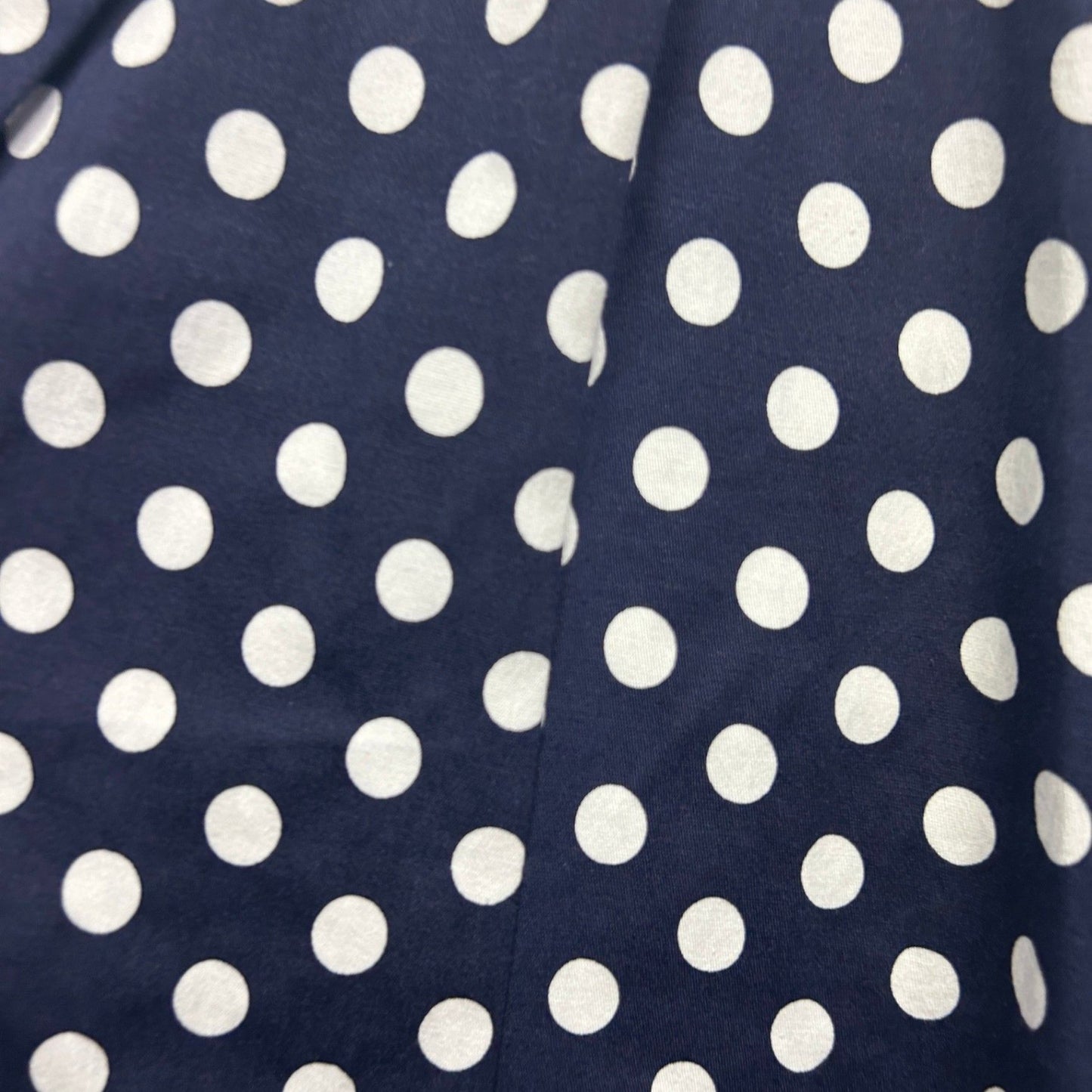 New Bird Keepers Jacket Blazer Size 14 Polka Dots Navy White Birdsnest