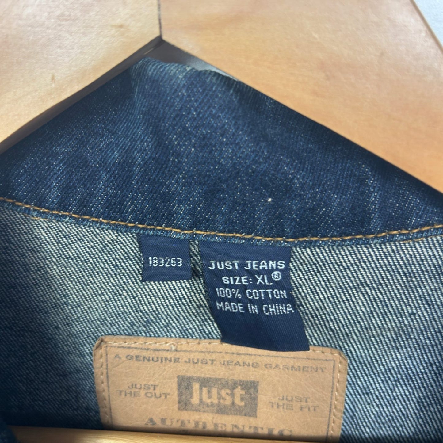 Just Jeans Womens Blue Denim Jacket Size XL 16 Pockets
