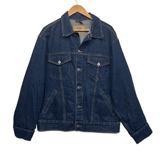 Just Jeans Womens Blue Denim Jacket Size XL 16 Pockets
