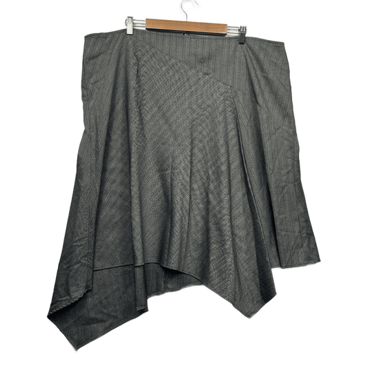 Vintage Under Cover Wear Grey Skirt Size 22 Asymmetric Hem Made in Australia