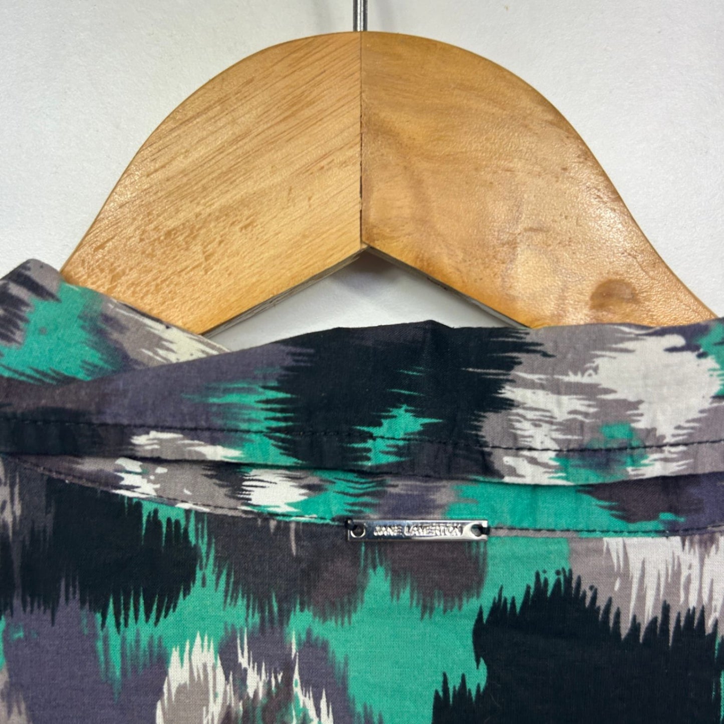 Jane Lamerton Multicoloured Button Up Cotton Long Sleeve Shirt Blouse Size 20