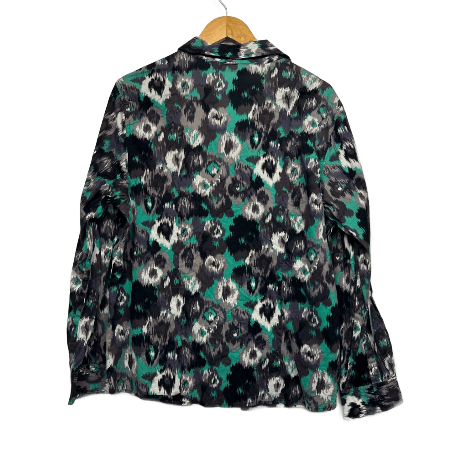 Jane Lamerton Multicoloured Button Up Cotton Long Sleeve Shirt Blouse Size 20