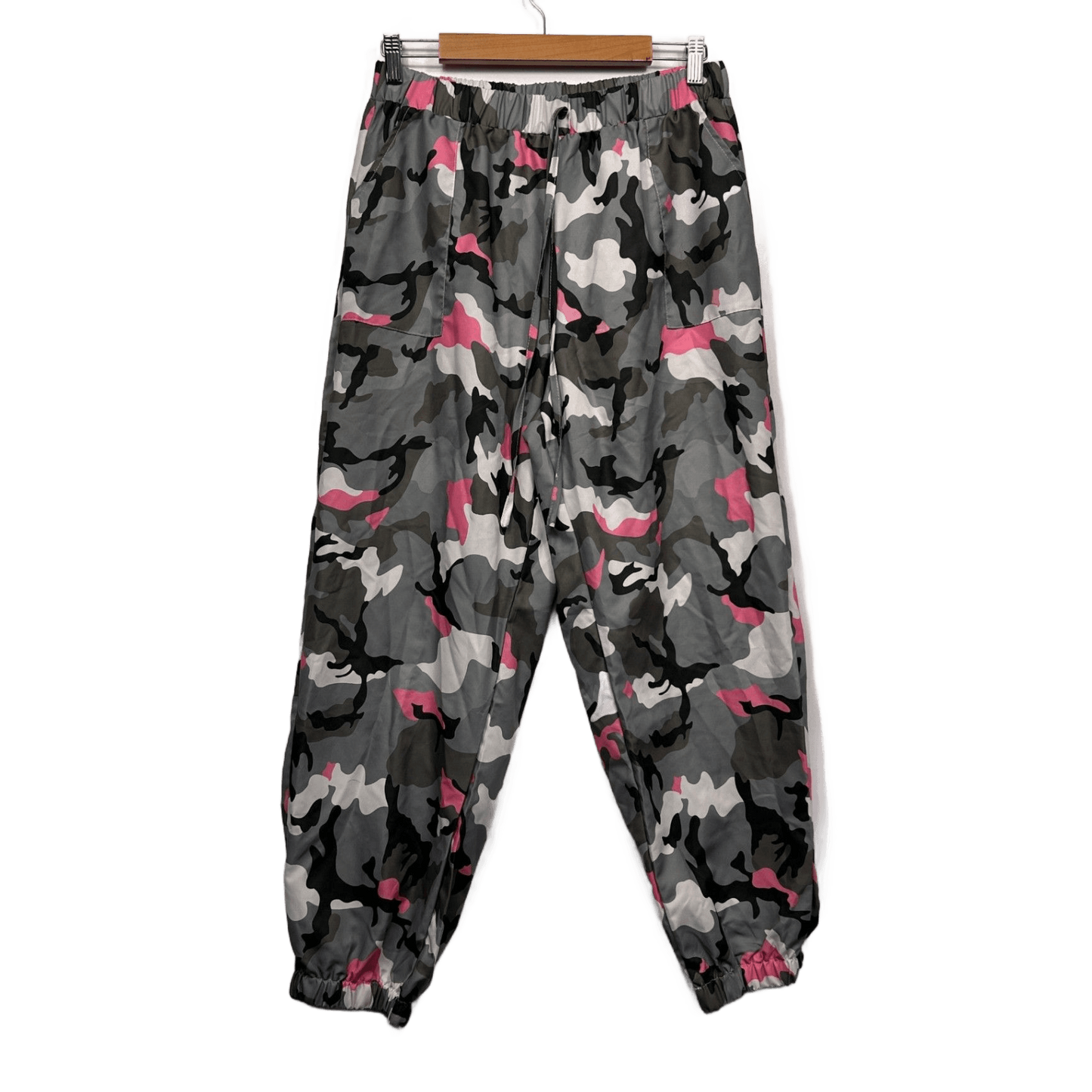 SHEIN Curve Camouflage Joggers Trousers Pants Pockets Size 14