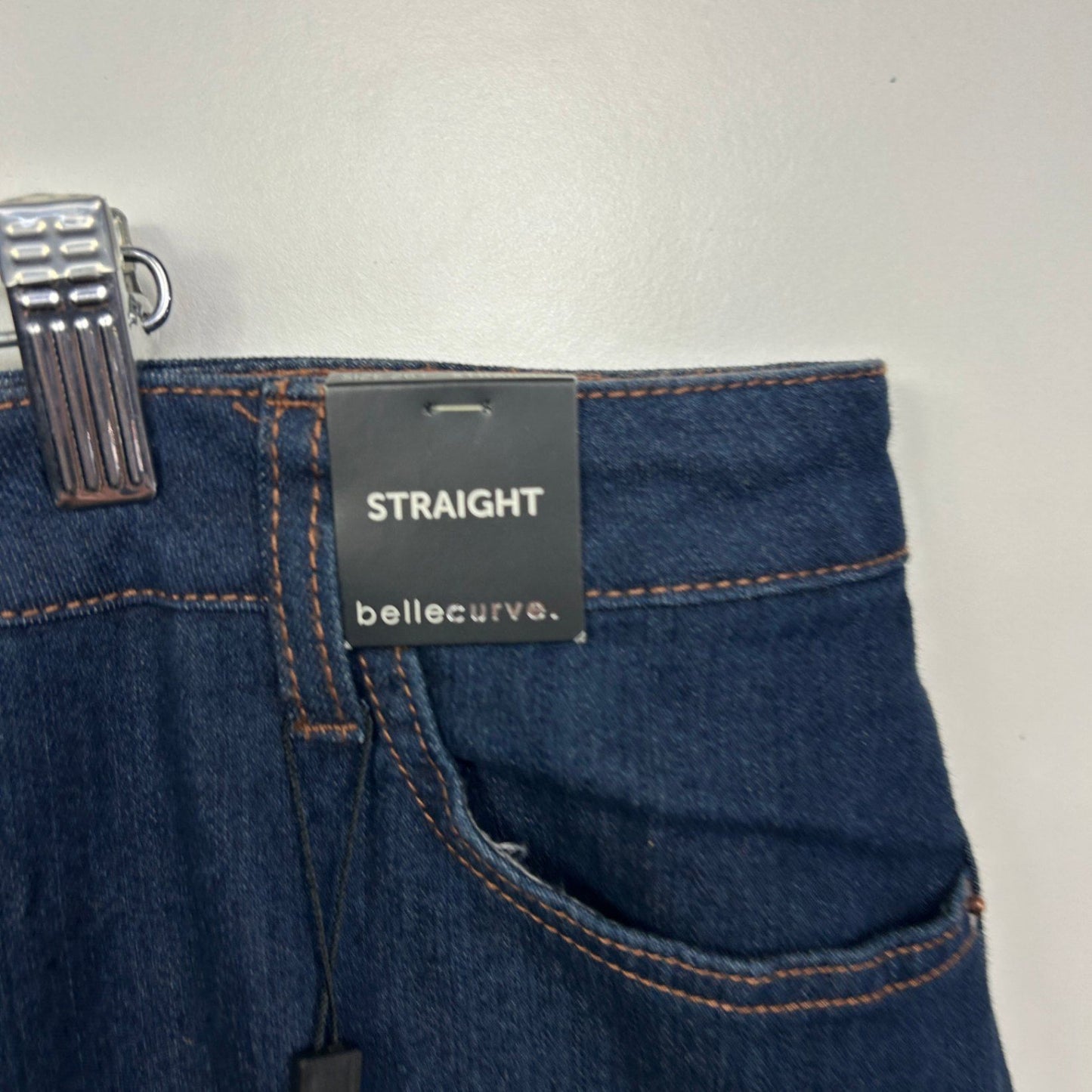 New Belle Curve Straight Leg Jeans 26 Dark Wash Blue High Waist