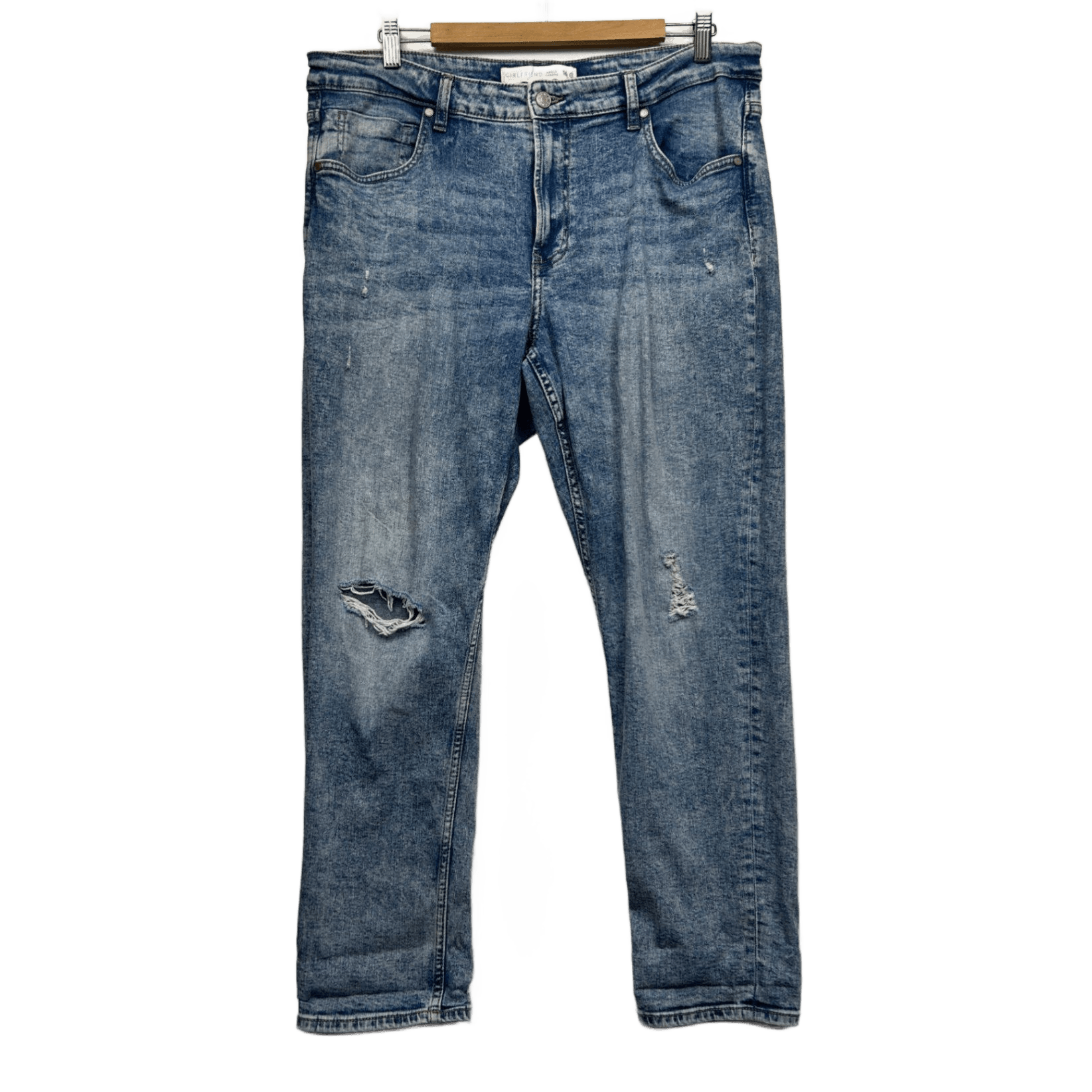 Target Girlfriend Ankle Length Blue Denim Jeans Size 16