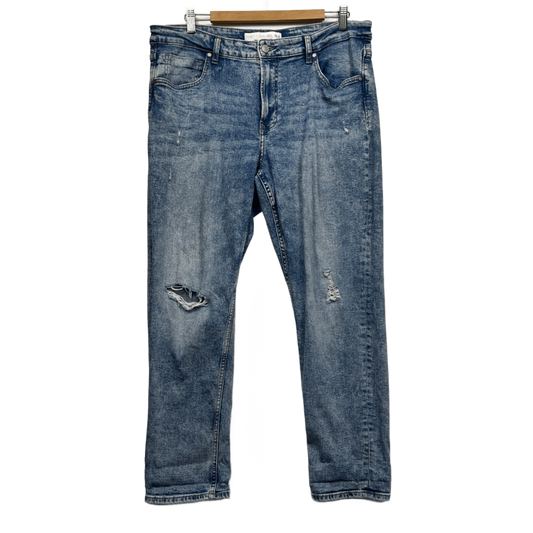 Target Girlfriend Ankle Length Blue Denim Jeans Size 16
