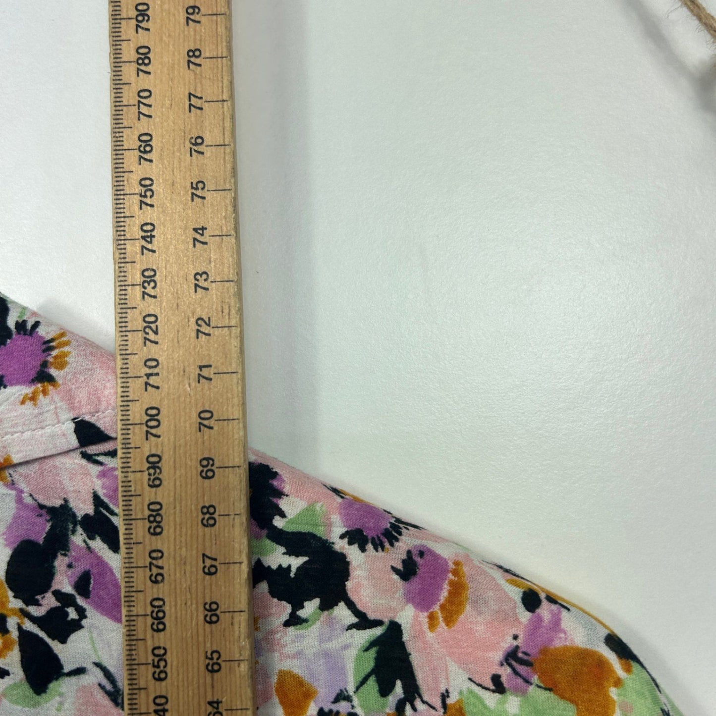 Target Floral Multicoloured Long Sleeve Button Up Cotton Shirt Blouse Size 16