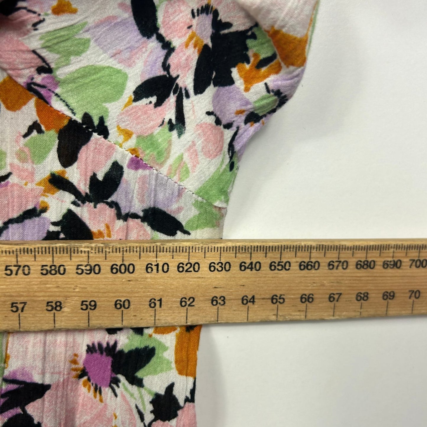 Target Floral Multicoloured Long Sleeve Button Up Cotton Shirt Blouse Size 16