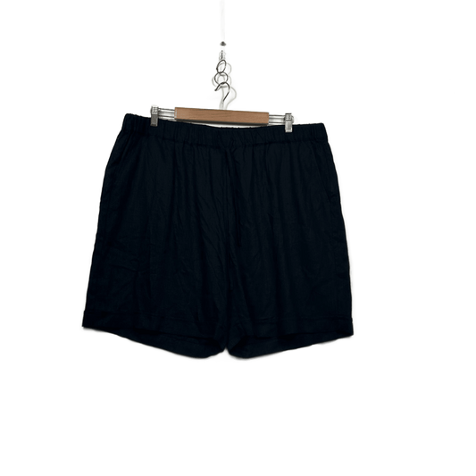 New Target Black Casual Linen Shorts Size 18 Plus