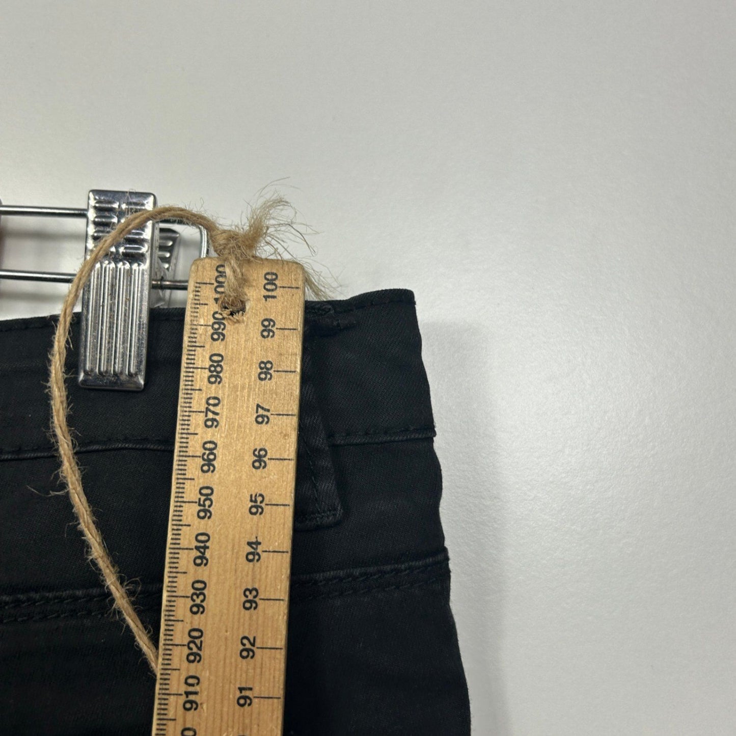 Betty Basics Black Cotton Blend Denim Jeans Size 16