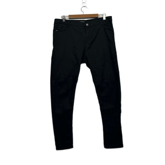 Betty Basics Black Cotton Blend Denim Jeans Size 16