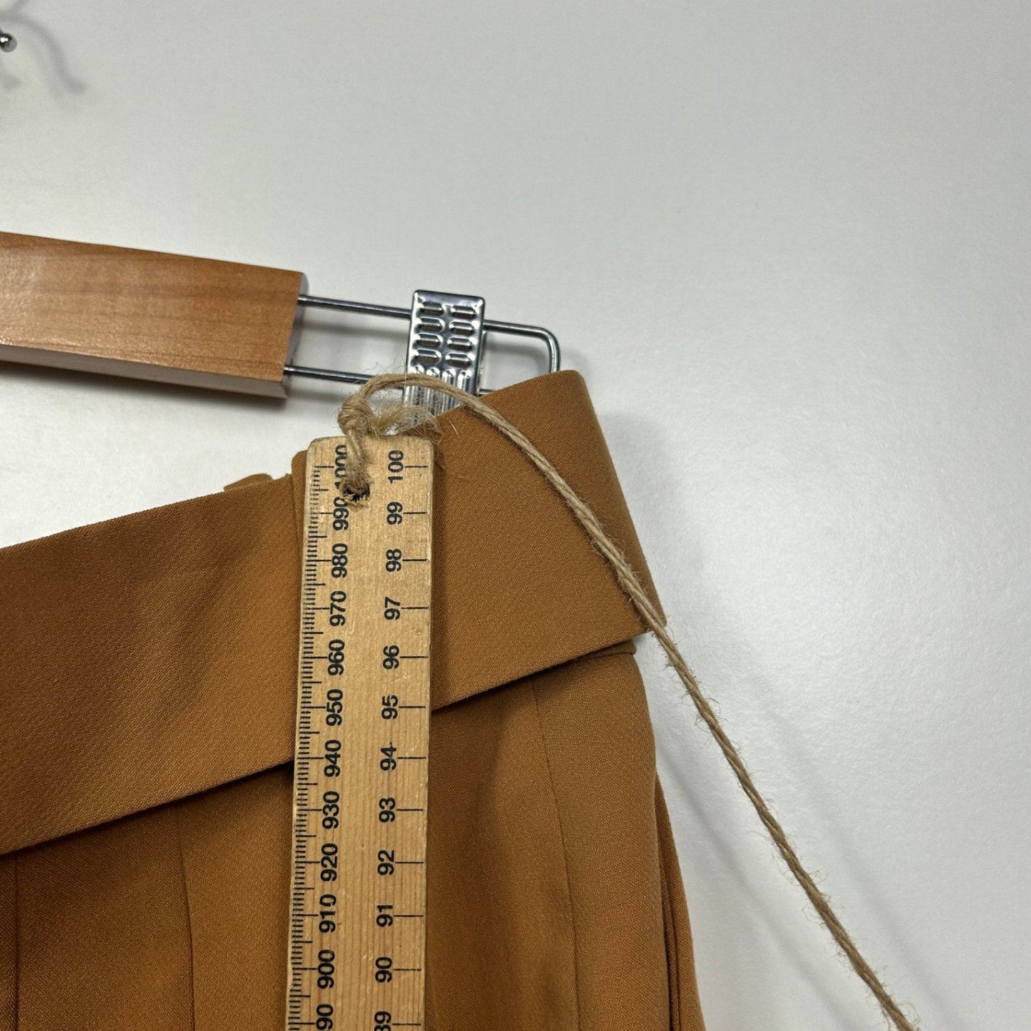 ZARA Brown Tailored Trousers Pants Size XL 14 16