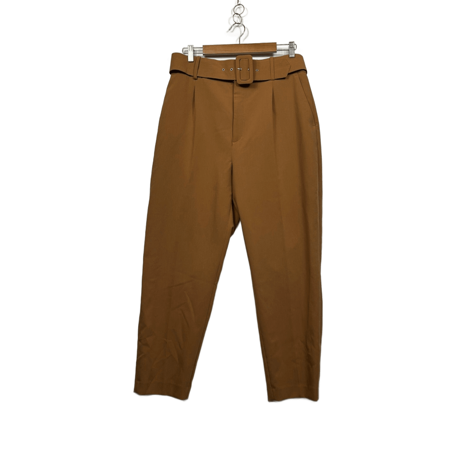 ZARA Brown Tailored Trousers Pants Size XL 14 16