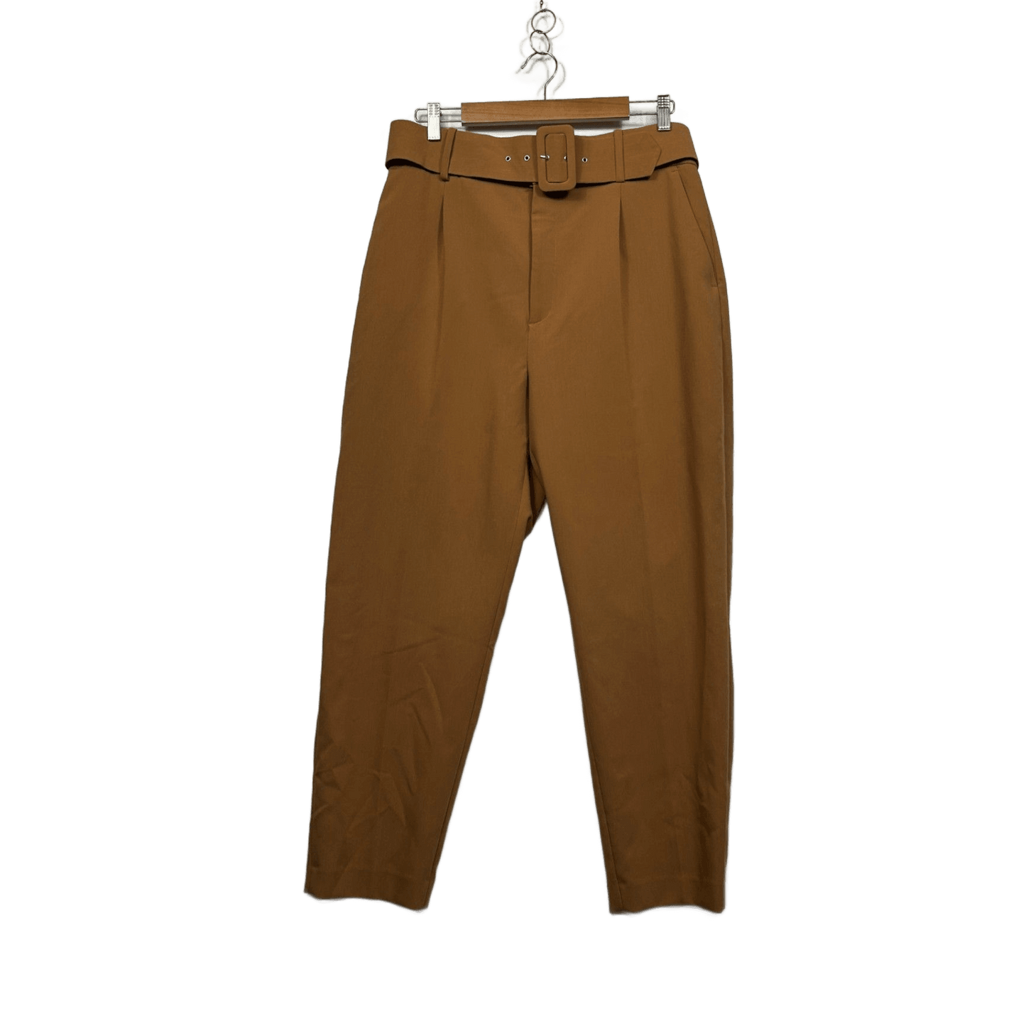 ZARA Brown Tailored Trousers Pants Size XL 14 16