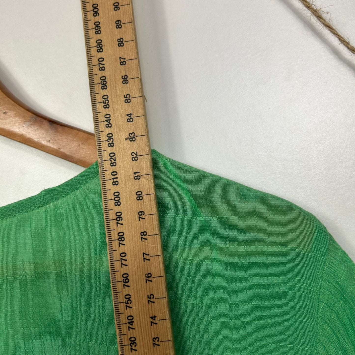 Caroline Morgan Green Short Sleeve Round Neck Tunic Top Blouse Size 16